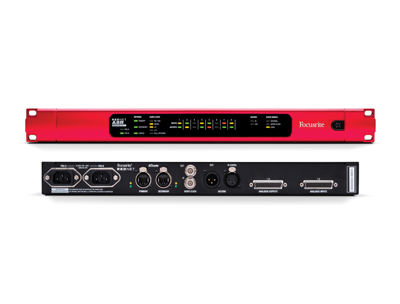 Focusrite Pro RedNet A8R - 8x8 Analog I / O Dante Ses Arabirimi