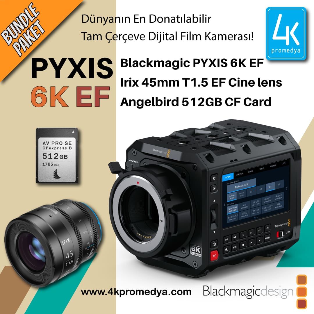 Blackmagic PYXIS 6K EF Bundle