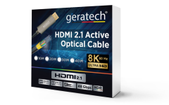 (90MT) Geratech HDMI 2.1 Active Optical Kablo 8K@60Hz, 48Gbps