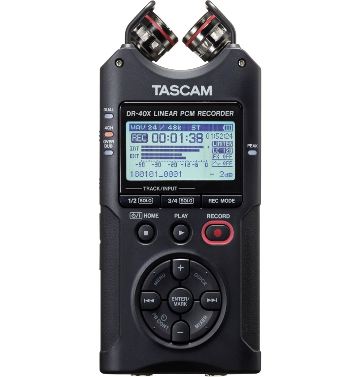 Tascam DR-40X 4-Kanal Ses Kayıt Cihazı ve USB Ses Arabirimi