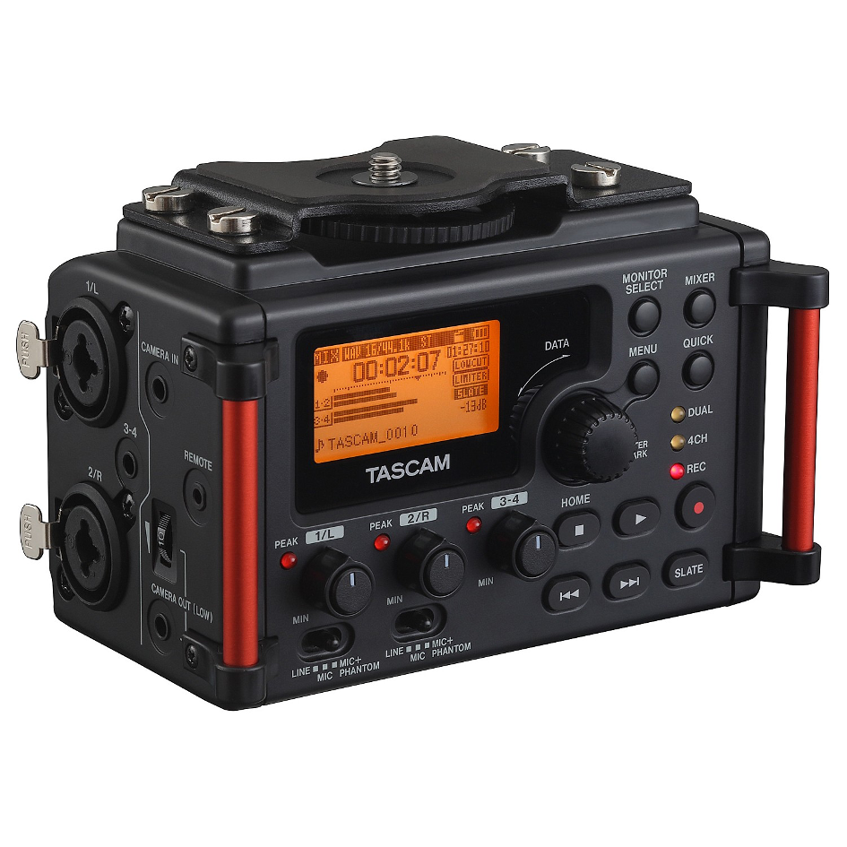 Tascam DR-60DMKII DSLR Kameralar için 4 Kanallı Ses Kayıt Cihazı