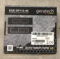 GERATECH EGE-SP112-4K 1x2 HDMI Splitter (1 GİRİŞ - 2 ÇIKIŞ)